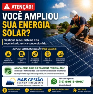 Leia mais sobre o artigo VOCÊ AMPLIOU SUA ENERGIA SOLAR?